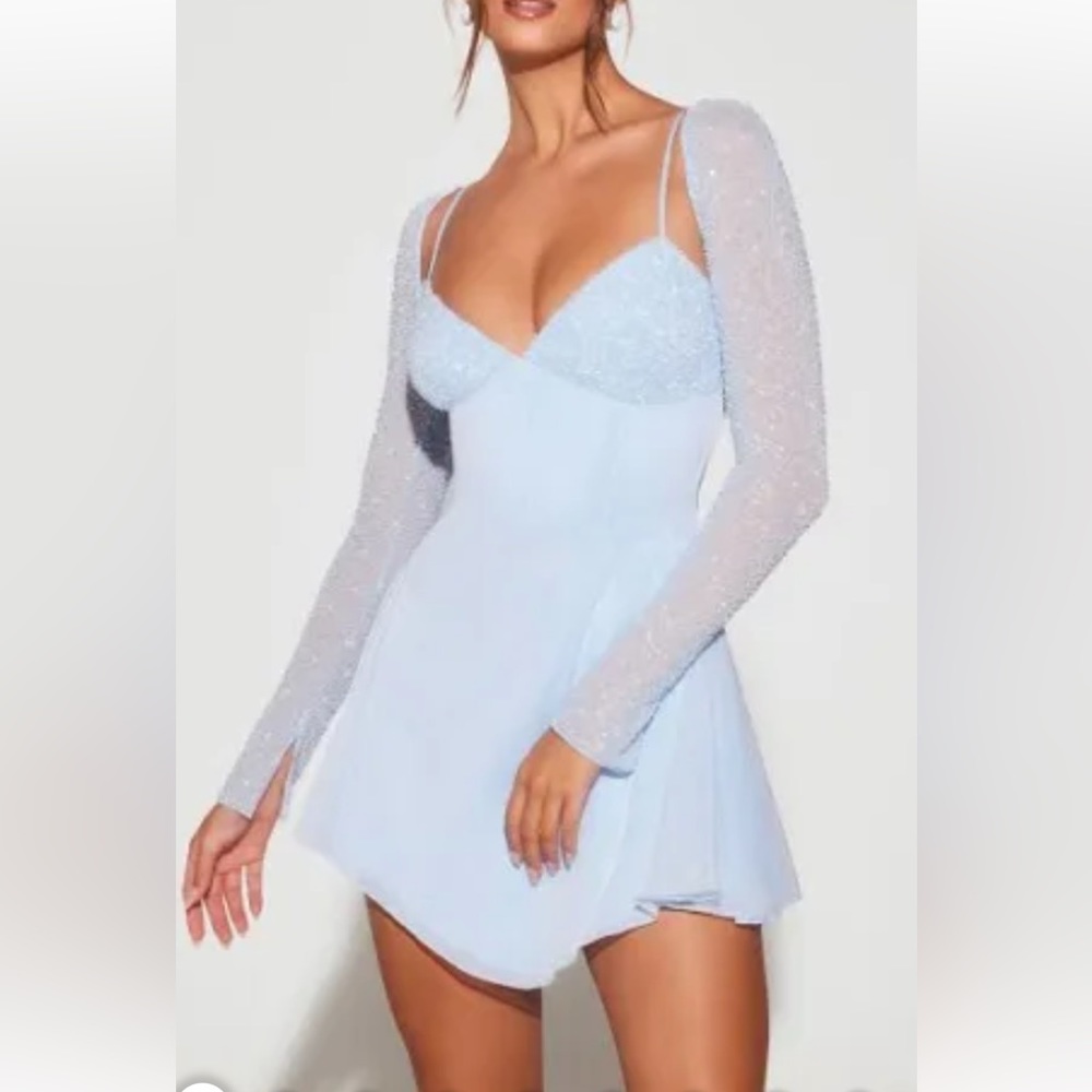 Oh Polly Naples Embelished Mini Dress - Picture 11 of 11